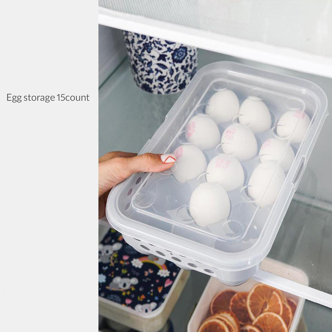 Goldplast Plastic Organizer Tray for 15 Eggs